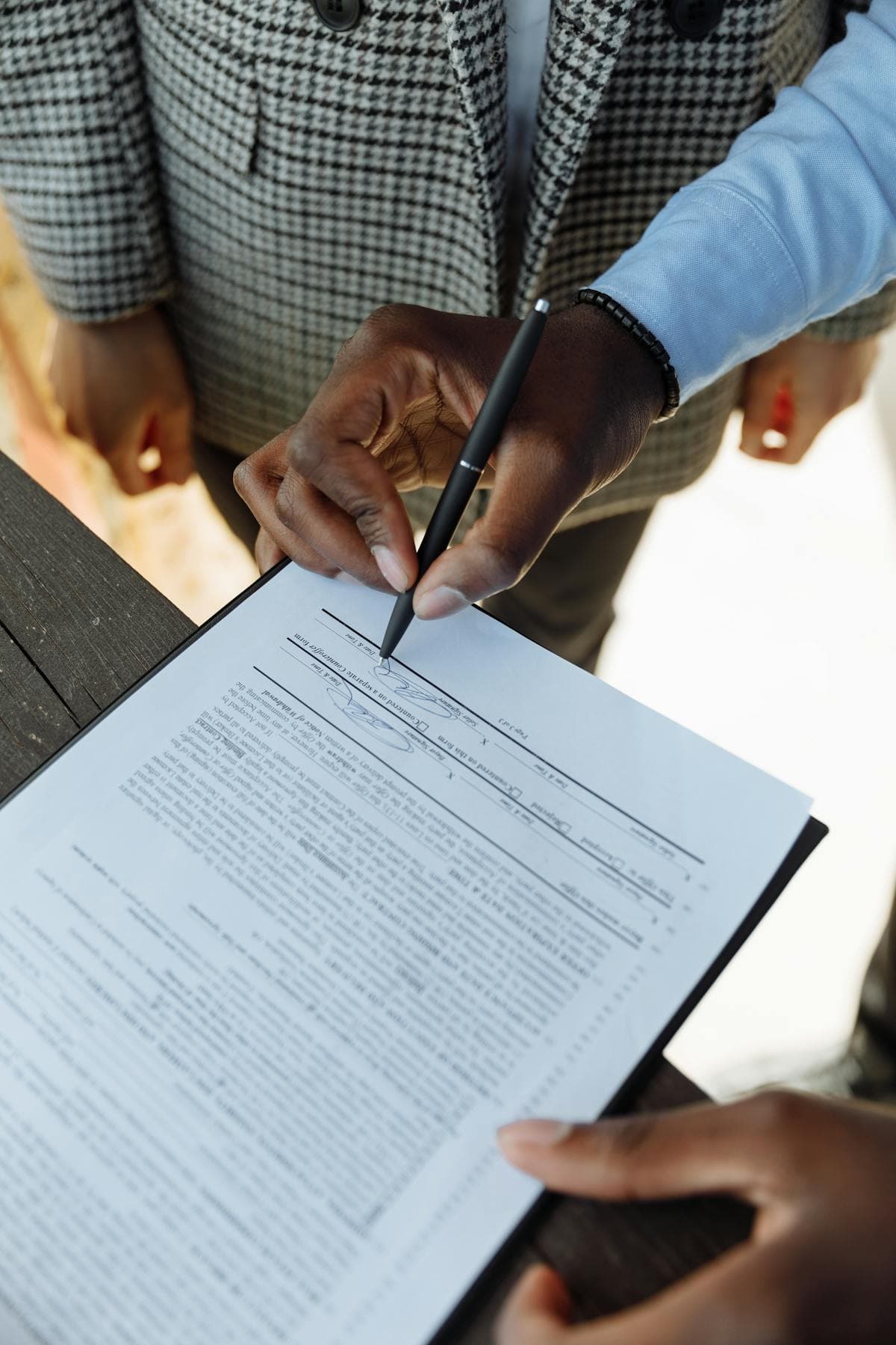 Professional legal consultation in a private office